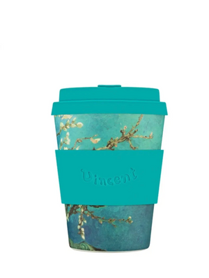 Van Gogh Almond Blossom Bamboo Reusable Coffee Cups