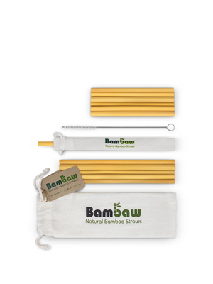 Multiple Bamboo Straw Set