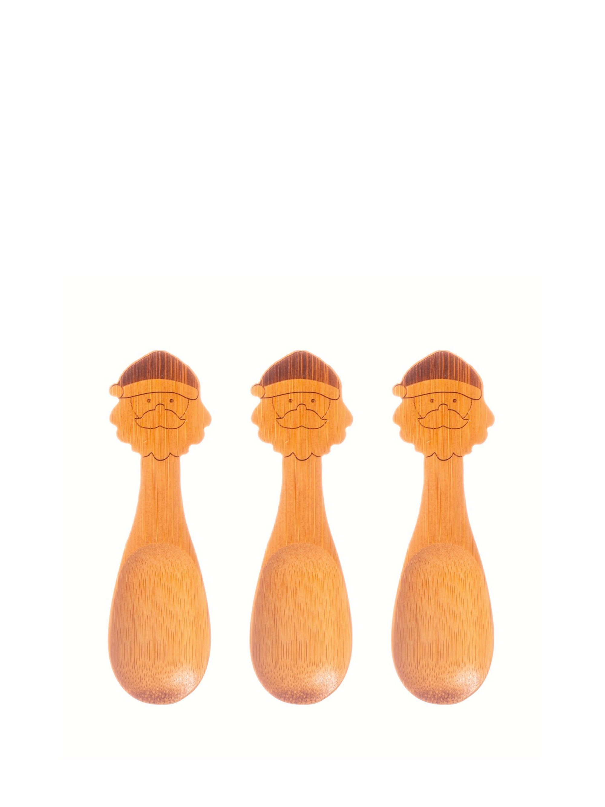 Santa Spoon Set