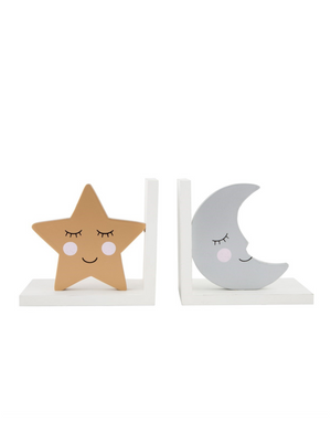 Moon & Stars Bookends