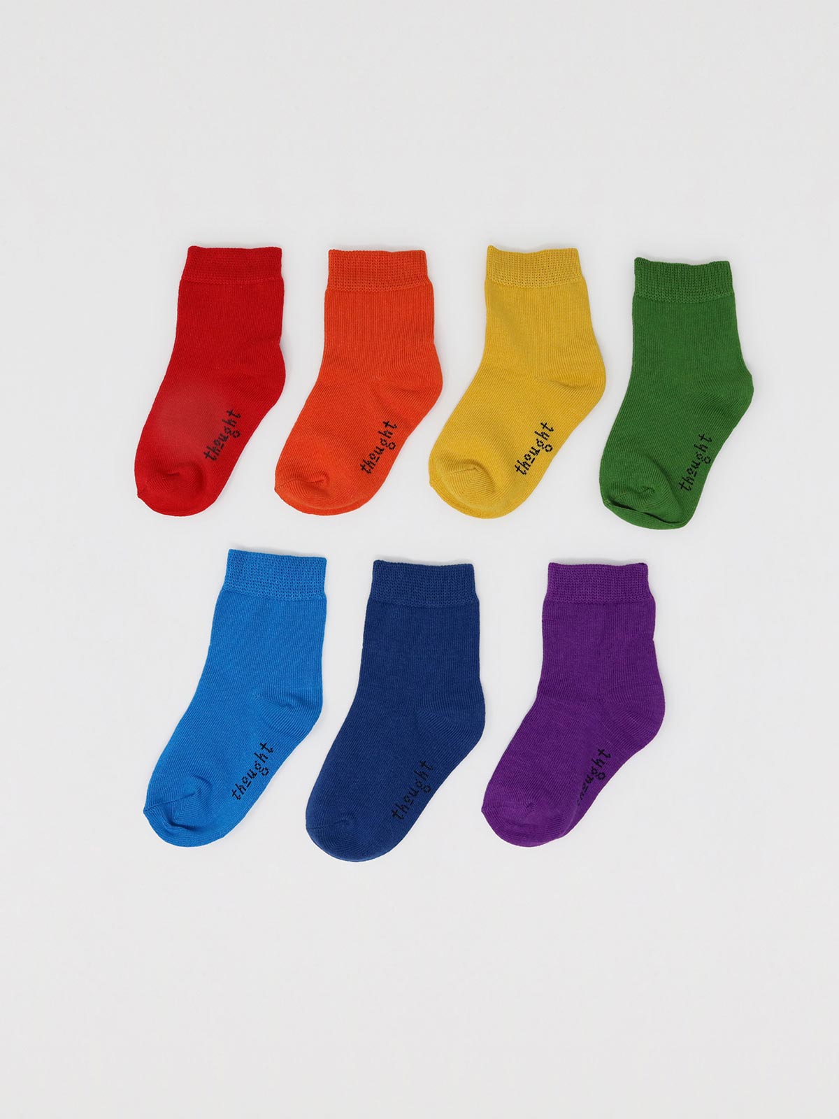 Baby Rainbow Bamboo Organic Cotton 7 Pack Sock Box