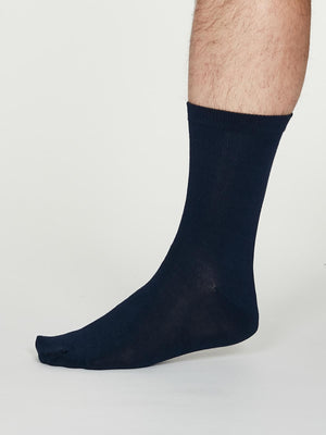 Jimmy Bamboo Organic Cotton Blend Plain Socks