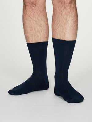 Jimmy Bamboo Organic Cotton Blend Plain Socks