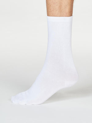 Jimmy Bamboo Organic Cotton Blend Plain Socks