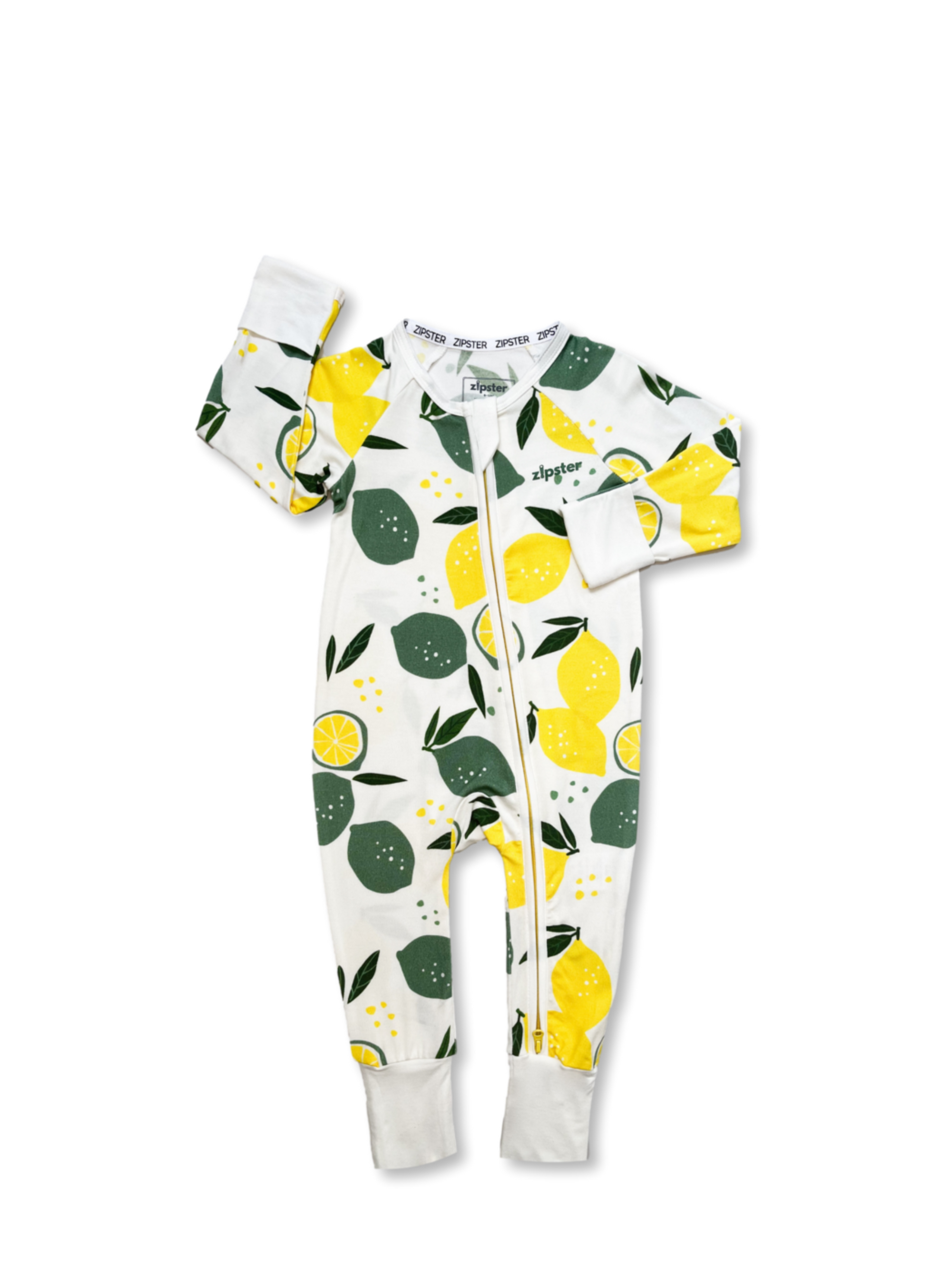 Lemons Zip Up Babygrow