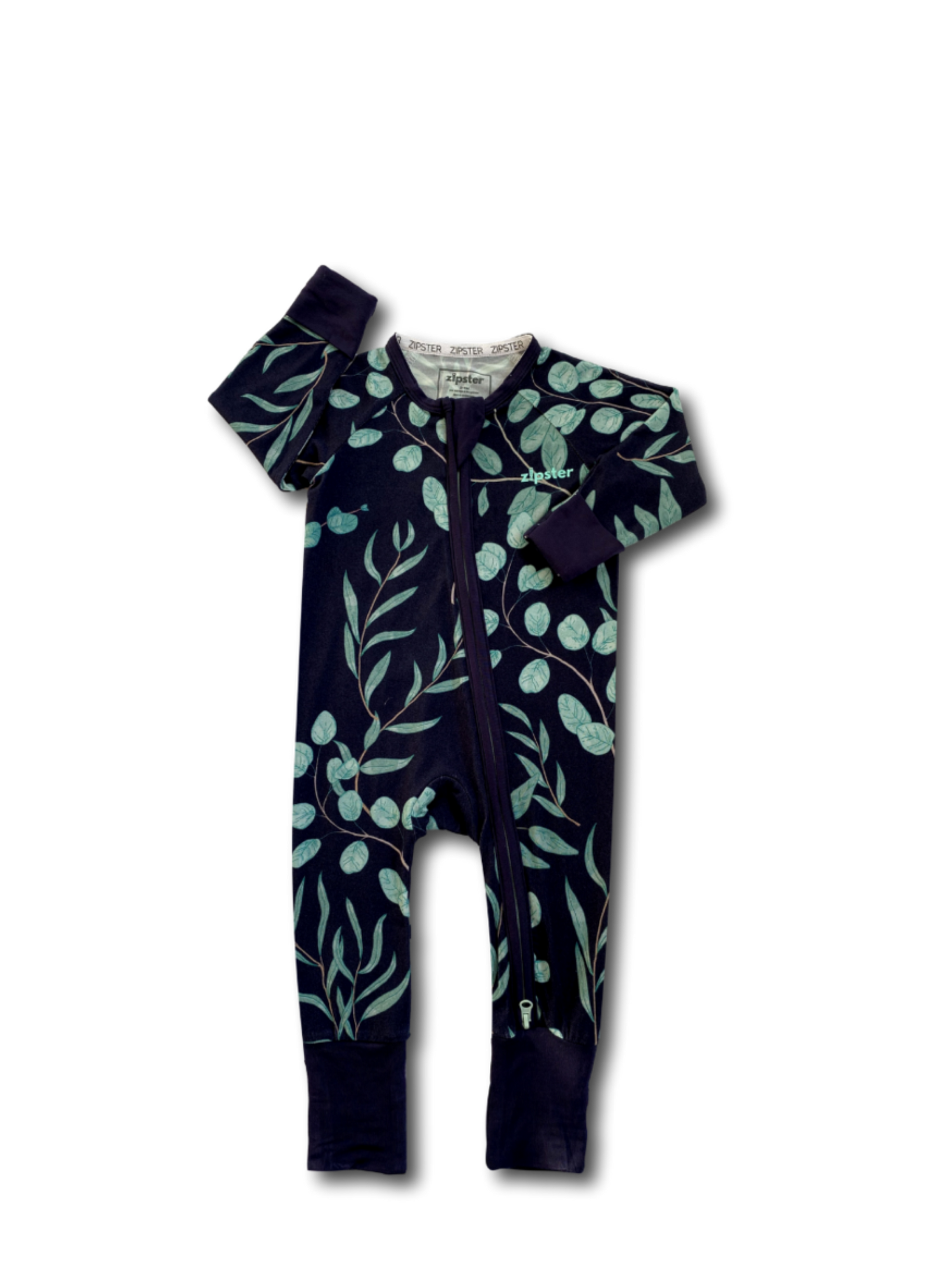 Eucalyptus Zip Up Babygrow